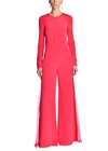 ADAM LIPPES JADA JUMPSUIT IN SILK CREPE