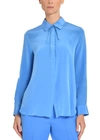 ADAM LIPPES SHIRT WITH THIN BOW IN CREPE DE CHINE