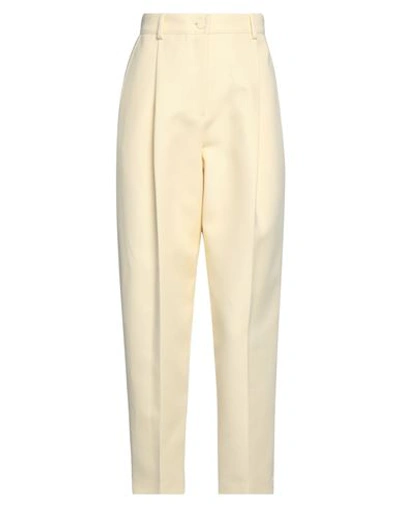 Maison Rabih Kayrouz Woman Pants Beige Size 10 Cotton