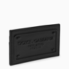 DOLCE & GABBANA DOLCE&GABBANA BLACK LEATHER CARD HOLDER