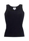 ADAM LIPPES MIA FITTED TANK TOP IN TENJIKU COTTON