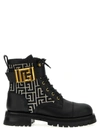 BALMAIN CHARLIE BOOTS, ANKLE BOOTS WHITE/BLACK