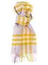 BURBERRY CHECK SCARF SCARVES, FOULARDS MULTICOLOR