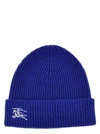 Burberry Electric Blue Cashmere Beanie Hat