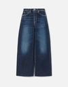 Re/done High Waist Crop Wide Leg Jeans In 25