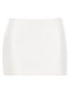 Khaite Jett Leather Mini Skirt