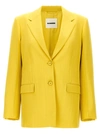 Jil Sander Tailored Blazer With Flap Pockets And Vent