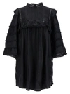 Isabel Marant Zakae Ruffle-trimmed Silk Minidress