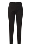 Fabiana Filippi Slim Trousers In Technical Cotton In Black