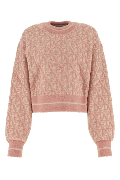 Palm Angels Knitwear In Beigepink