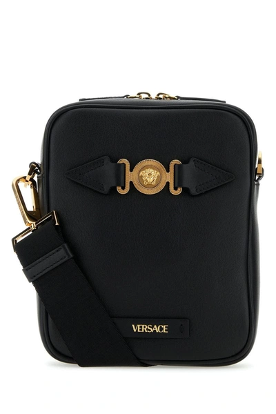 Versace Shoulder Bags In Black