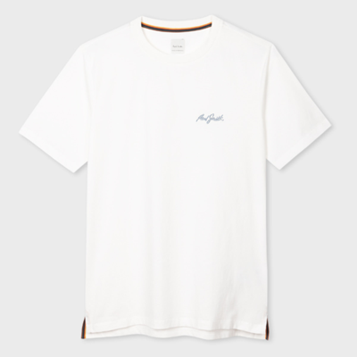 Paul Smith White 'signature Logo' T-shirt