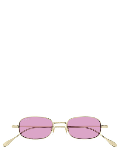 Gucci Eyewear Rectangular Frame Sunglasses In Multi