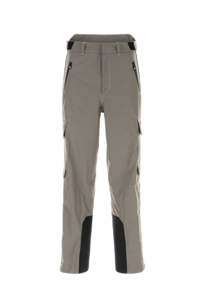 Palm Angels Straight Leg Cargo Pants In Grey