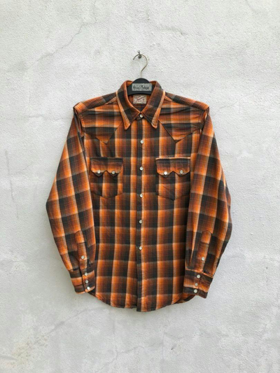 Pre-owned The Real Mccoys Joe Mccoy Lot 107 Western Ranchman Flannel Shirt In Multicolor