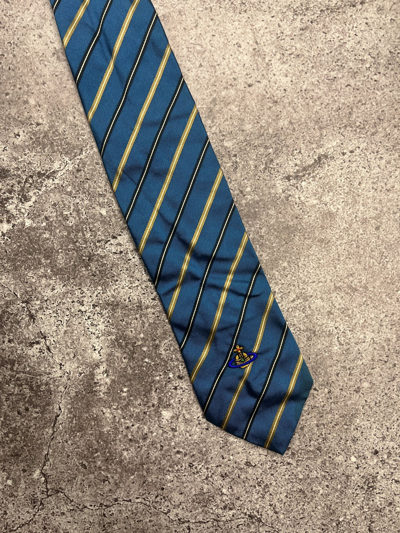 Pre-owned Vintage Vivienne Westwood Tie In Blue