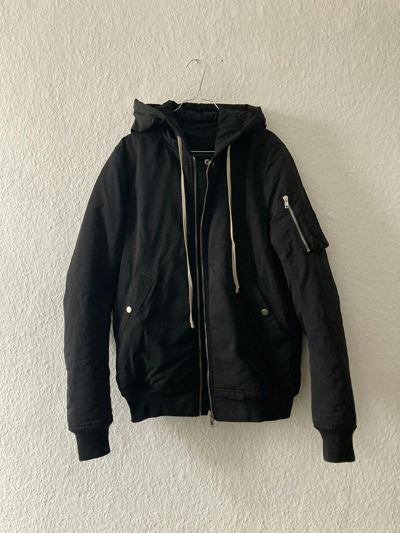ジャケット・アウター Rick Owens HOODED FLIGHT BOMBER DOWN 46 Hooded Bomber – La Garçonne
