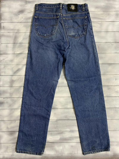 Pre-owned Versace Jeans Couture Vintage Luxury Jeans  In Blue