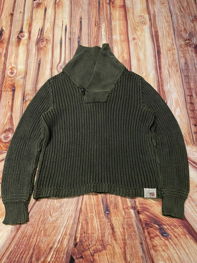 Pre-owned Polo Ralph Lauren X Vintage Ralph Laurent Knitted Sweater Japan Style In Green