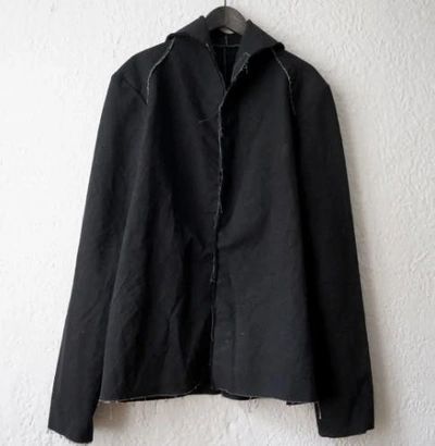 Pre-owned Carpe Diem X Carpe Diem Linea Linea (carpe Diem) Linen Jacket In Black