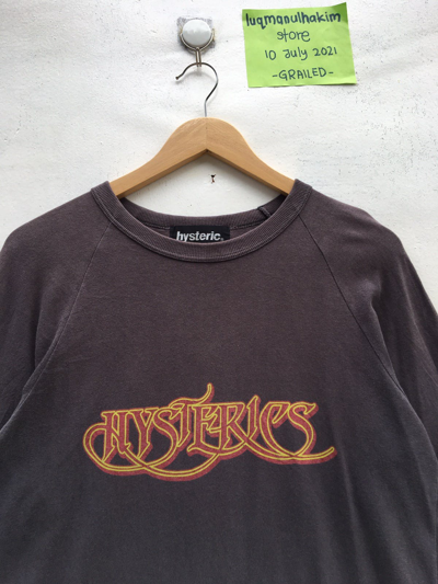 Pre-owned Hysteric Glamour Spellout Logo Longsleeve Shirt In Brown