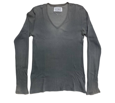 Pre-owned Archival Clothing Vintage Maison Margiela Longsleeve T Shirt In Battleship Grey