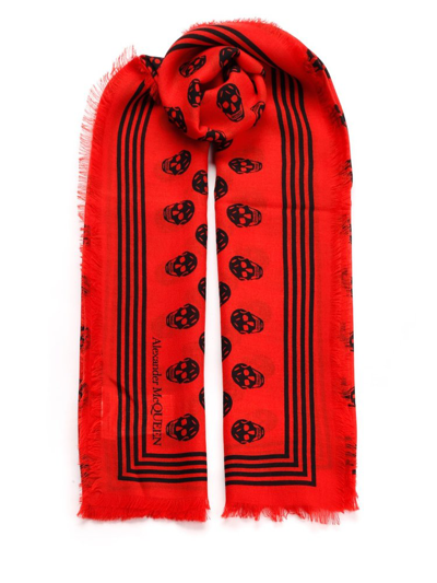 Alexander Mcqueen Skull In Red