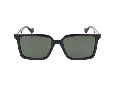 Gucci Eyewear Square Frame Sunglasses In Black