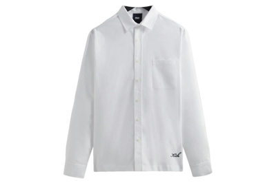 Pre-owned Kith Oxford Ludlow Down Shirt White