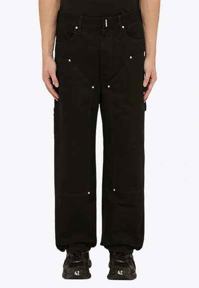 Givenchy Carpenter Straight-leg Jeans In Black