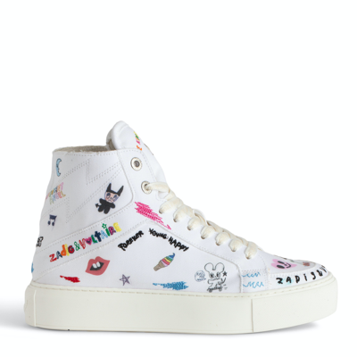 Zadig & Voltaire Zv1747 High Flash Chunky High-top Trainers