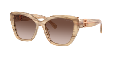 Ralph Lauren Woman Sunglass Rl8216u The Isabel In Gradient Brown