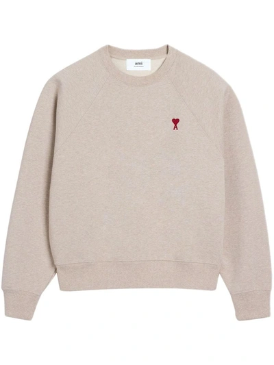 Ami Alexandre Mattiussi Ami Paris Jerseys & Knitwear In Lightbeige