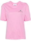 Chiara Ferragni Eyelike Motif Crewneck T-shirt In Fuchsia