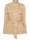 Isabel Marant Loetiza Cotton Jacket In Beige