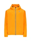 K-way Stretch Dot Lightweight Hooded Jacket In Orange