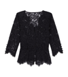 THE KOOPLES LACE LONG-SLEEVE TOP