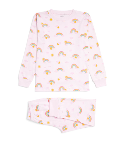 Kissy Kissy Kids' Sunshine Rainbow Pyjama Set (2-6 Years) In Pink