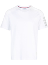 Thom Browne Cotton 4-bar T-shirt In White
