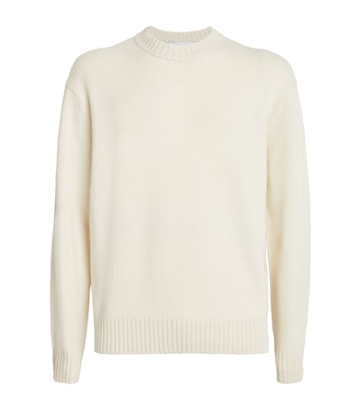 Frame Cashmere Crew-neck Jumper In Pink