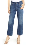 Citizen Of Humanity Neve Low Slung Relaxed Jeans In Blue Rose