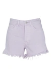 7 For All Mankind Easy Ruby Cut Off Short In Lavender