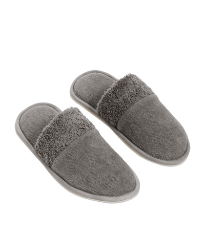 Abyss & Habidecor Egyptian Cotton Christine Slippers (40/43) In Grey