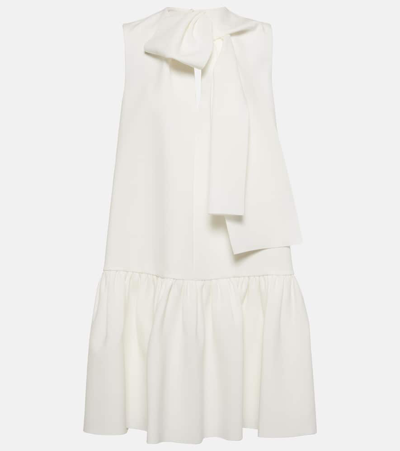 Roksanda Bridal Petra Bow-detail Minidress In Metallic