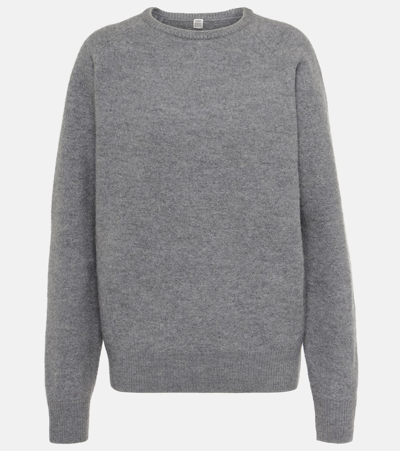 Totême Wool Sweater In Grey