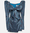Vivienne Westwood Tartan-check Off-shoulder Minidress In Multicoloured