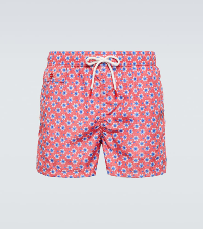 KITON PRINTED SWIM SHORTS