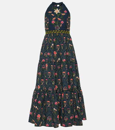 Agua By Agua Bendita Consuelo Midi Dress In Neutral