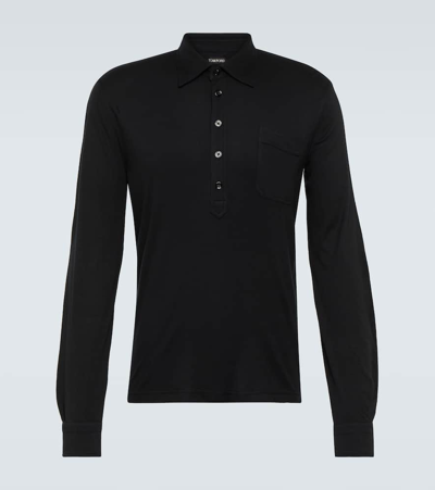 Tom Ford Polo Shirt In Black