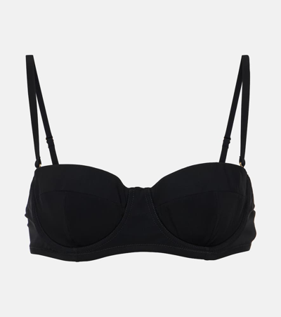 Dolce & Gabbana Balconette Bikini Top In Black